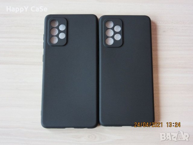 Samsung Galaxy A03 A13 А52s A52 A72 A32 A42 4G 5G / Тънък черен мат кейс с камера протектор, снимка 9 - Калъфи, кейсове - 32578846