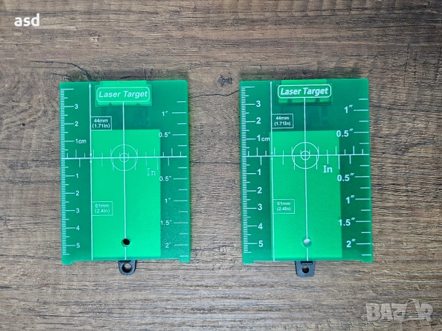 Leica Две мишени за лазерен нивелир, снимка 2 - Други инструменти - 53445964