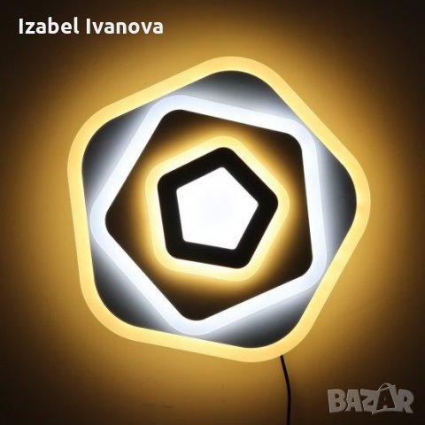 Плафониера с дистанционно управление 95 W ЛЕД - НОВО, снимка 1