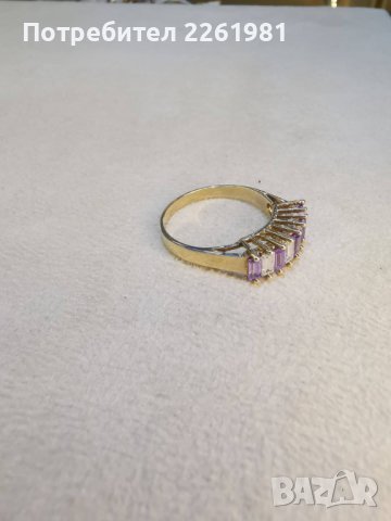 Продавам златен пръстен, снимка 4 - Пръстени - 37107780