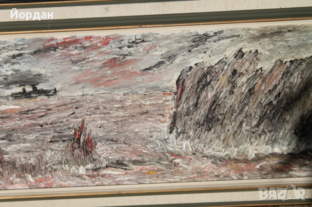 Стара картина ''Моркси Пейзаж'', снимка 3 - Картини - 52564933