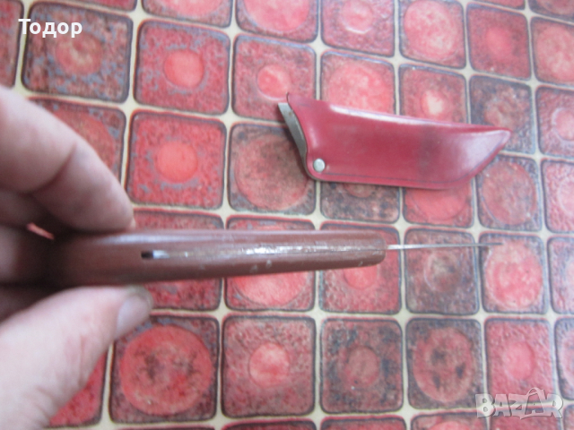 Немски касапски нож в кания , снимка 3 - Ножове - 36516065