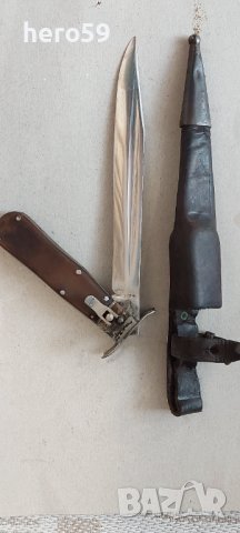 RRR-военен десантен нож(парапропър) WW2-1936-45,щик,кортик,сабя,ятаган, снимка 5 - Антикварни и старинни предмети - 42958451
