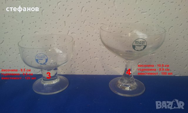 Оригинални чаши на Балкан турист 10 бр-различни за колекция, снимка 3 - Колекции - 40710392