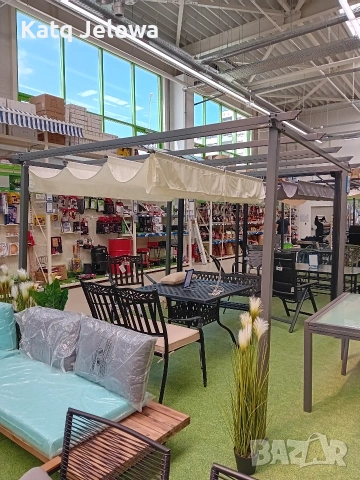 Пергола със сгъваем покрив, снимка 6 - Градински мебели, декорация  - 53284936