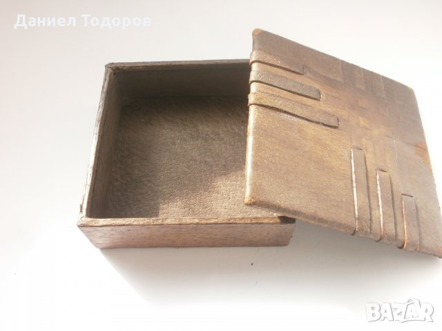 Стара Кожена  Кутия  за Бижута - № 2, снимка 3 - Колекции - 34686968