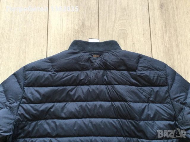 НОВО тъмно синьо пухено яке бомбър POLO RALPH LAUREN размер L от САЩ, снимка 11 - Якета - 52691916