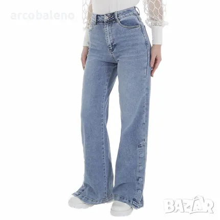 Дамски дънки с висока талия , снимка 3 - Дънки - 48450632