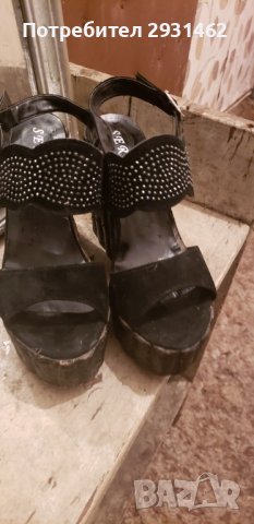 OBUVKY NA PLATFORMA, 12 CM , STELKA--23 CM, снимка 3 - Дамски обувки на ток - 40530418