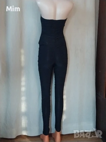 S/M Черен еластичен гащеризон , снимка 5 - Гащеризони - 50922808