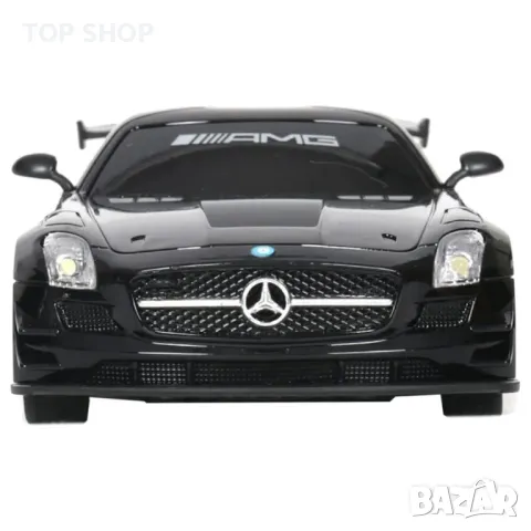 Кола с дистанционно Mercedes Benz SLS AMG Black RC 1:24 / 2.4 GHz, снимка 7 - Коли, камиони, мотори, писти - 48490774