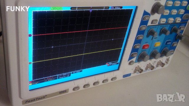 Цифров осцилоскоп PEAKTECH 1265, 2x30MHz, снимка 4 - Друга електроника - 33335460