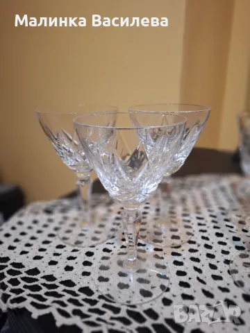 Кристални чаши , снимка 6 - Чаши - 49201563