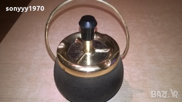 механичен пепелник с въртяща с основа-внос франция, снимка 2 - Антикварни и старинни предмети - 26803471