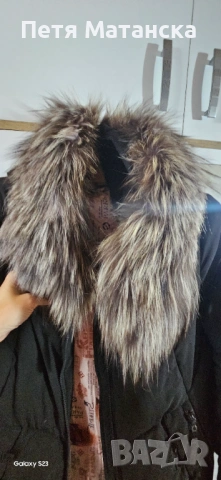 Дамско яке с естествена яка, снимка 3 - Якета - 53586228