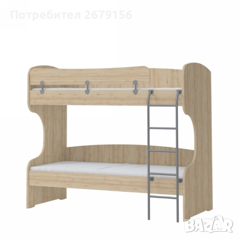 Двуетажно легло с чекмедже и матраци на Jela Yagodina серия Kiki, снимка 1