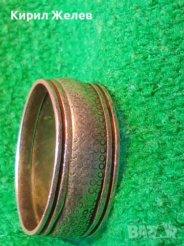 Стар ОРНАМЕНТИРАН СРЕБЪРЕН РЕТРО ПРЪСТЕН ОКСИДИРАНО СРЕБРО 925 МАЙСТОРСКА ИЗРАБОТКА Тип ХАЛКА 40622, снимка 18 - Антикварни и старинни предмети - 42646410