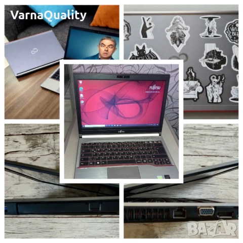 13.3" Бърз компактен лаптоп Fujitsu 734 - CORE i7-4610M upTo 3.70 GHz, 16GB RAM, 256GB SSD