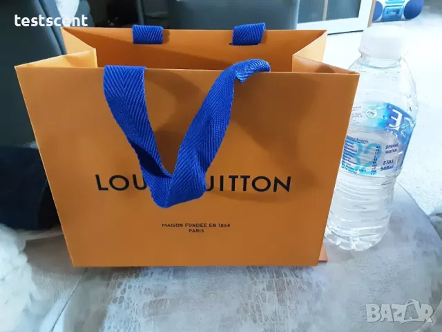 Бутикова подаръчна торба Louis Vuitton carrier shopping bag 22cm x18cm, снимка 9 - Чанти - 49515700
