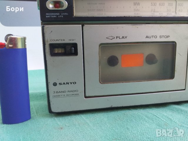 SANYO M 1700 H мини радиокесетофон, снимка 2 - Радиокасетофони, транзистори - 33555441