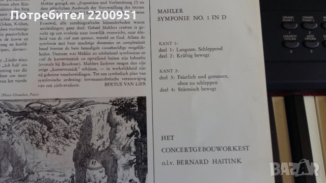 GUSTAV MAHLER , снимка 5 - Грамофонни плочи - 26973723