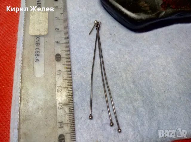 СТАРА РЕТРО АРТ СРЕБЪРНА ОБЕЦА ОКСИДИРАНО СРЕБРО ВИСОКА ПРОБА ФИНА РЪЧНА ИЗРАБОТКА 37756, снимка 8 - Антикварни и старинни предмети - 49704322