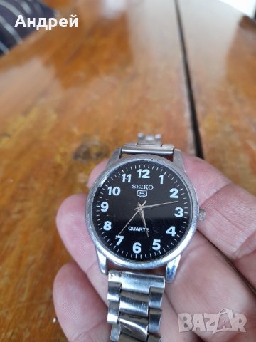 Часовник Seiko 5 Quartz #2, снимка 2 - Антикварни и старинни предмети - 43104797
