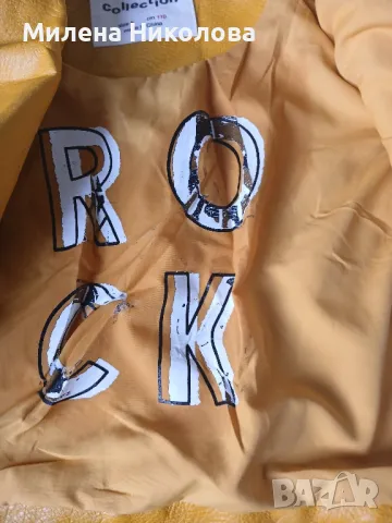 Кожено яке Зара 4-5г, снимка 5 - Детски якета и елеци - 49909522