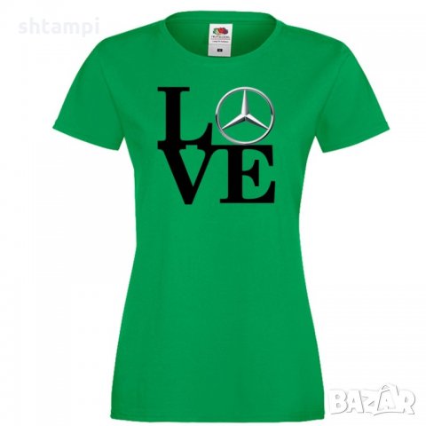 Дамска тениска Mercedes LOVE, снимка 2 - Тениски - 32850098
