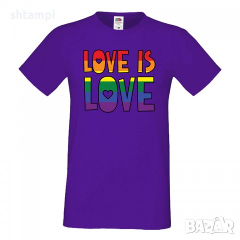  Мъжка тениска Love is Love 1 multicolor Прайд,Празник.Повод,Изненада, снимка 10 - Тениски - 37103142