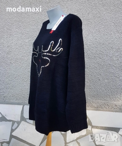 4XL Нов  пуловер Sheego (елен) , снимка 5 - Блузи с дълъг ръкав и пуловери - 52728939