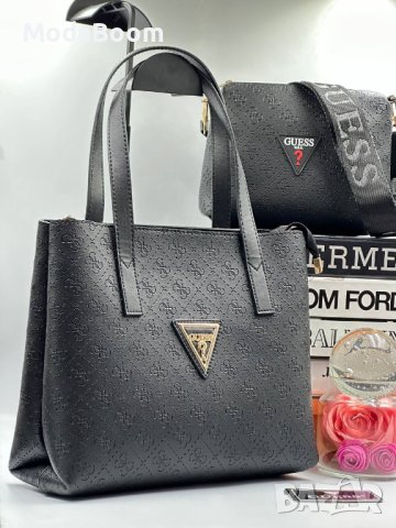 😍Guess луксозни чанти + ПОДАРЪК💥 несесер😍, снимка 5 - Чанти - 43505188