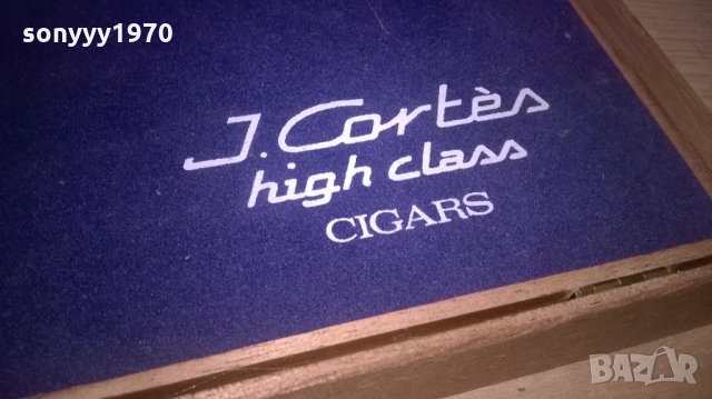 J.CORTES-HIGH CLAS CIGARS-ретро колекция-кутия за пури-внос франция, снимка 10 - Колекции - 27737929