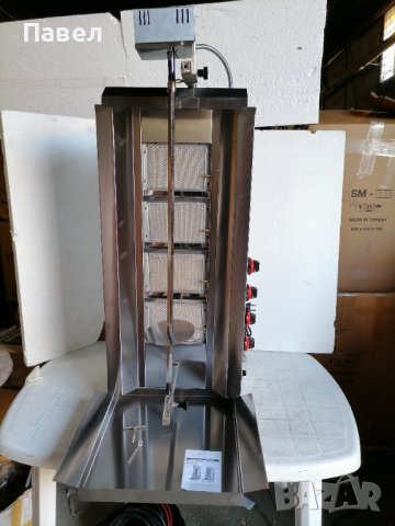 Дюнер машина 4-ка (4 бр. пита) с горен мотор и защита СЕ, снимка 1 - Обзавеждане на кухня - 36641877