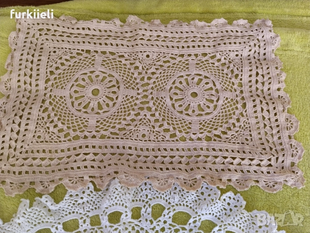 ръчно плетени на една кука , снимка 2 - Декорация за дома - 52176299