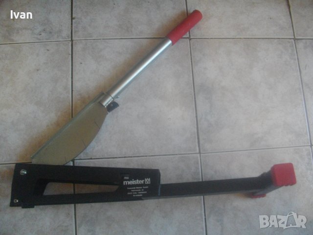 Нова/Ползвана-Ръчна Немска Гилотина/Резачка За Ламиниран Паркет-Професионална-MEISTER/WOLFCRAFT, снимка 5 - Други инструменти - 39144854
