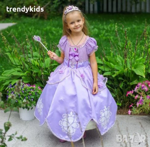 Рокля на принцеса София !, снимка 7 - Детски рокли и поли - 36899258