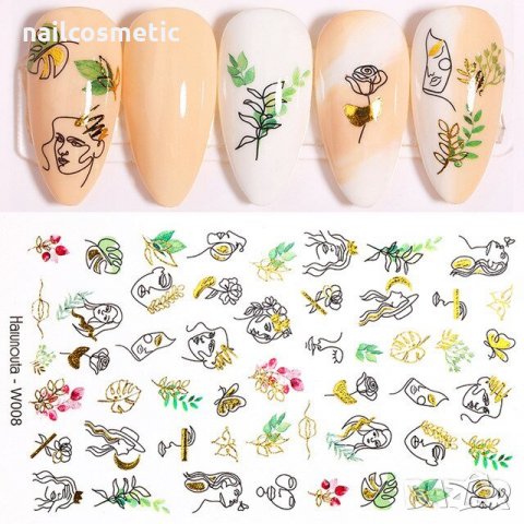 СТИКЕРИ ЗА МАНИКЮР 020, снимка 2 - Продукти за маникюр - 33009144