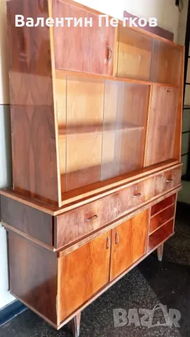 Ретро секционен шкаф, снимка 3 - Шкафове - 49339422