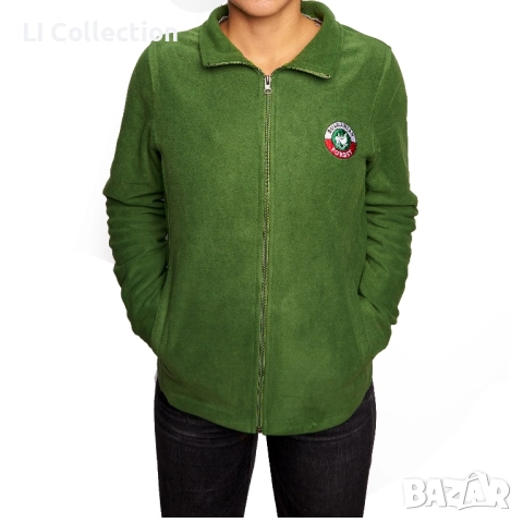 Дамски полар - черен, зелен и червен, снимка 3 - Суичъри - 51701219