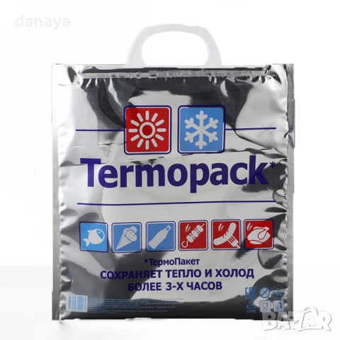 6039 Термоизолираща торба термо чанта за топли и студени храни, 2 размера, снимка 6 - Спортна екипировка - 51250273