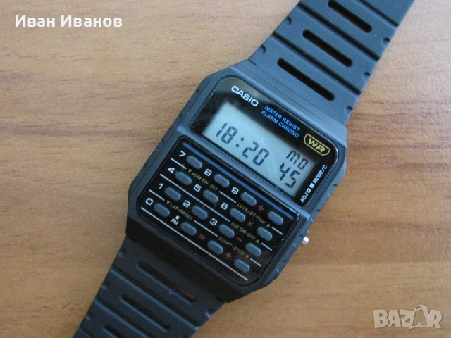 Casio CA-53W Calculator Касио с калкулатор, снимка 6 - Мъжки - 51799518