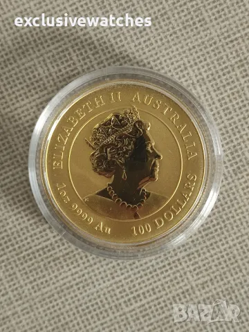 1 тройунция 24 карата Златна Монета Австралийски Лунар Тигър 2022, снимка 5 - Нумизматика и бонистика - 49218705