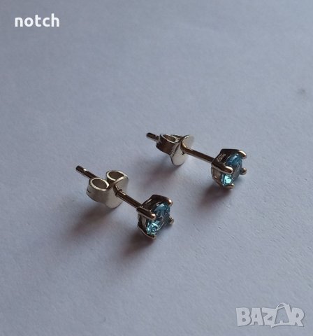 Златни обеци с топази, снимка 2 - Обеци - 33086330