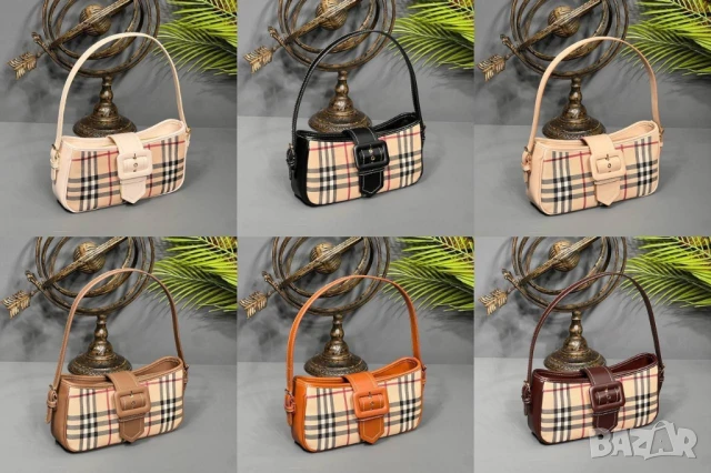 чанти BURBERRY Check Sling Bag, снимка 3 - Чанти - 50673011