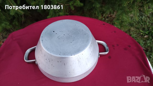 Дълбока алуминиева тенджера/купа с дръжки 3 литра, снимка 2 - Съдове за готвене - 42963963