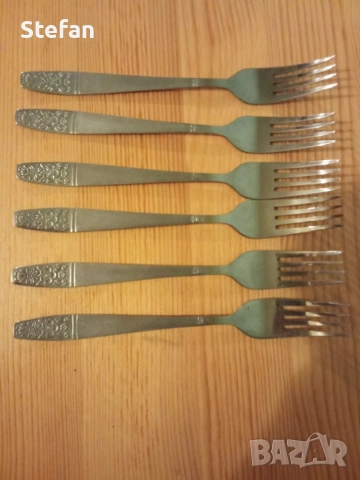 Руски прибори за хранене вилици, ножове и лъжици, снимка 10 - Антикварни и старинни предмети - 52309383