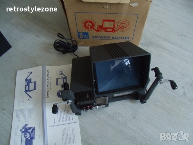 № 7355 стара японска киномашина  IFOCO  VIEWER EDITOR за преглед на 8 мм. киноленти  , снимка 2 - Други ценни предмети - 43839121