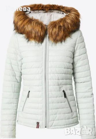 Кожено ватирано яке Oakwood