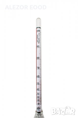 Хоби спиртомер 0 до 100 %, Вграден термометър, дължина 335мм, 20204087, снимка 4 - Други стоки за дома - 35764564